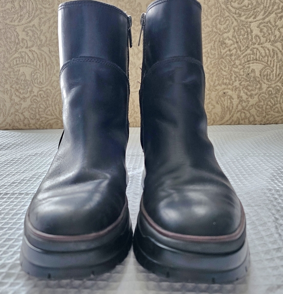 Timberland Malynn Mid Black Waterproof Boot Women's Size 8 - Picture 2 of 7
